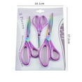 thumbnail image 6 of Sewing Scissors Titanium Alloy Blade Multi-purpose Scissors Set 3, Xinsrenus Under $5! Sewing Scissors Titanium Alloy, 6 of 6