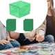 thumbnail image 4 of Caja de baraja de cartas, caja de cartas de juego, contenedor de juguetes, soporte para tarjetas con mangas Rejilla verde claro, 4 of 8