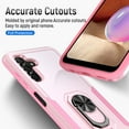 thumbnail image 3 of TASHHAR Samsung Galaxy A04S Case/A13 5G Case with Screen and Lens Protector Magnetic Ring Kickstand Military Grade Double Layer Drop Protection Rugged Detachable for Galaxy A04S/A13 5G Phone - Pink, 3 of 9