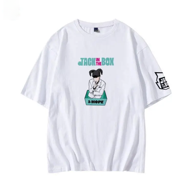 Camiseta de manga corta Zhonghua antipopular, ropa de verano de Jack In The Box para hombres y mujeres, estilo de cuello redondo, ropa para festivales de música
