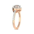 thumbnail image 4 of 3 Carat | IGI Certified Round Shape Lab Grown Diamond Engagement Ring For Women | 14K Rose Gold | Lab Created Anastasia Halo Diamond Engagement Ring | FG-VS1-VS2 Quality, 4 of 5