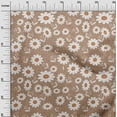thumbnail image 3 of oneOone Cotton Flex Rose Brown Fabric Florals Sewing Fabric By The Yard Printed Diy Clothing Sewing Supplies 40 Inch Wide, 3 of 6