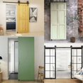 thumbnail image 5 of Qucyy Adjustable Black Floor Guide Bottom Guide For Sliding Wood Door Wall/Door, 5 of 5