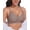 Brown, variant on Scalloped Wireless Bras for Women No Underwire Seamless Bra Padded Full Coverage Comfortable Bralettes