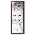 thumbnail image 2 of ArtToFrames 18" x 48" Honors Mahogany with Gold Picture Frame, 18x48 inch Brown Wood Poster Frame (WOM-5156), 2 of 7