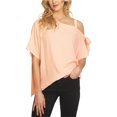 thumbnail image 1 of Blusa de Un hombro con detalle de corbata 1.STATE rosa extragrande, 1 of 1