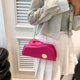 thumbnail image 5 of Bolso de axila de PU para mujer Bolsos de mujer sólidos retro Bolso de hombro de moda (Rosa), 5 of 7