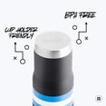thumbnail image 2 of Gametime Sidekicks Pittsburgh 20oz Blue Tumbler - Officially Licensed, 18/8 Stainless Steel, Double-walled, Vacuum-insulated, UV LED Printed Logos, Sweatless, Stays Hot/Cold - 360, 2 of 6