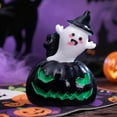 thumbnail image 2 of Halloween Decorations Witch Pumpkin Resin Desktop Ornament Mini Craft for Living Room and Bedroom, 2 of 4