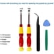 thumbnail image 3 of 2-Pack Replacement Joystick Analog Thumbstick Part for Switch Lite Joy-Con Controller - with Repair, 3 of 5