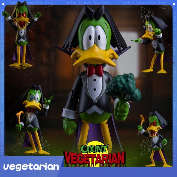 FIGURA DE ACCIÓN DE Duckula de la infancia feliz, figura de acción de conteo SHF, juguete de modelo en movimiento, coleccionable, regalo de Navidad
