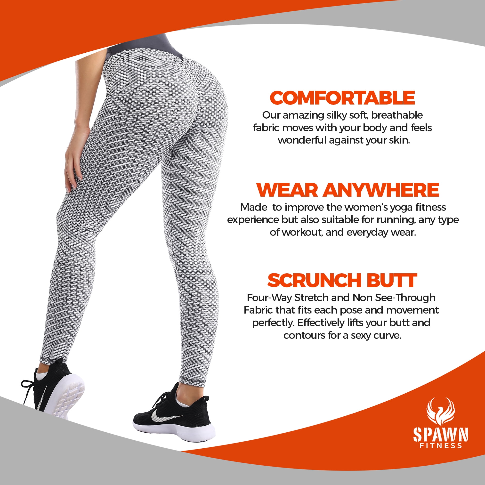 Women's Sexy TIK Tok Leggings Scrunch High Waist Leggings Butt Lifting  Workout Running Anti Cellulite Stretchy Yoga Pants price in UAE,   UAE