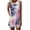 Navy, variant on EGNMCR Tank Tops for Women Women's Daily Sleeveless T Shirt Dress Tie-dye Print Tank Mini Dress