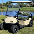 thumbnail image 3 of Aplkyhs Colorful Golf Pattern Club Car Seat Covers Breathable Golf Cart Back Seat Universal Golf Cart Seat Cover Club Car Seat Bottom and Backrest Cushion Golf Cart Accessories, 3 of 7
