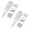 Clear*2, variant on 4 in 1 Vegetable Cutter with Cheese Grater,Carrot Grater,Cabbage Shredder,Stainless Steel Mandoline Slicer for Kitchen,Vegetable Chopper(1PCS)