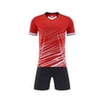 thumbnail image 7 of Atogsazn Children's Boys Athletic Set Kids Soccer Jersey Sports Training Shirts Shorts Outfit Running Tee Pants Red M Fashion, 7 of 7