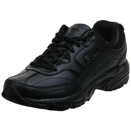 Fila Women's Memory Workshift Work Shoes Soft Toe Black 8 M US