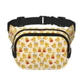 thumbnail image 1 of Disketp Cute Chicken Riñonera de Doble Capa, Bolsa de Cintura Ajustable para Viajes, Correr y Senderismo, Riñonera Ligera para Hombre y Mujer, 1 of 9
