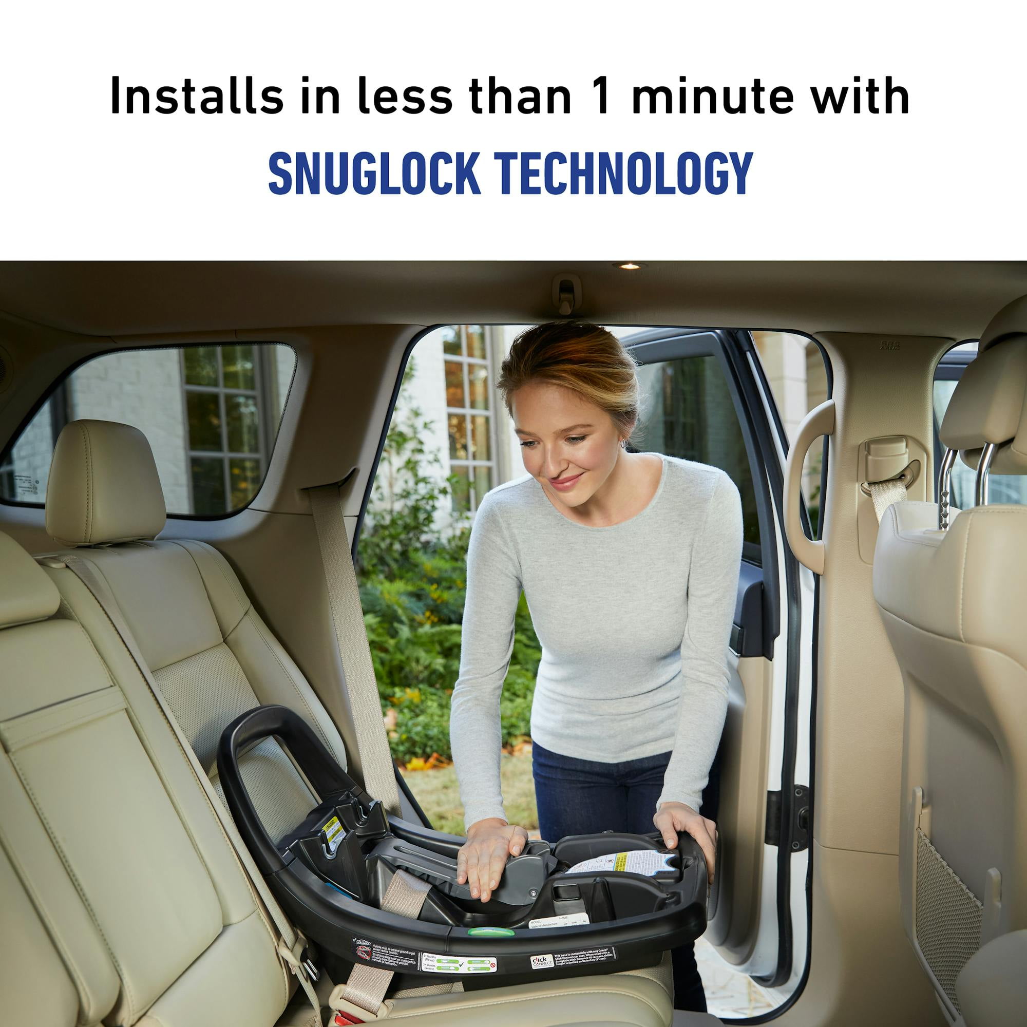 Graco SnugRide SnugFit LX Infant Car Seat, Nash, Blue