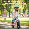 thumbnail image 5 of Toddler Balance Bike 2 Year Old, 11 Inch Push Bicycle with Adjustable Height, No Pedal Kids Toy Bike with Flat-Foam Tires, Gift Bike for 2-3 Boys Girls, Pink, 5 of 9