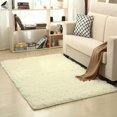thumbnail image 4 of PULLIMORE Ultra Soft Fluffy Rugs Machine Washable Shaggy Area Rug Non-Slip Plush Carpet for Living Room Bedroom Dorm Kids Room (39.3 x 63 in, Beige), 4 of 10