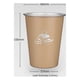 thumbnail image 2 of Taza de camping de acero inoxidable para viajes al aire libre, café, cerveza, tazas (verde militar), 2 of 7