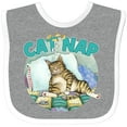thumbnail image 3 of Inktastic Cat Nap Cute Sleeping Cat Boys or Girls Baby Bib, 3 of 4