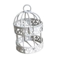 thumbnail image 3 of Maceta colgante con forma de jaula de pájaro, soporte para plantas, contenedor, centro de mesa, decoración de hierro para flores. 7cmx7cmx10cm, 3 of 8
