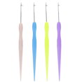 thumbnail image 1 of 4pcs Latch Hook Crochet Needle Wig Braid Tool Hair Crochet Hooks Wig Weaving Tools, 1 of 7