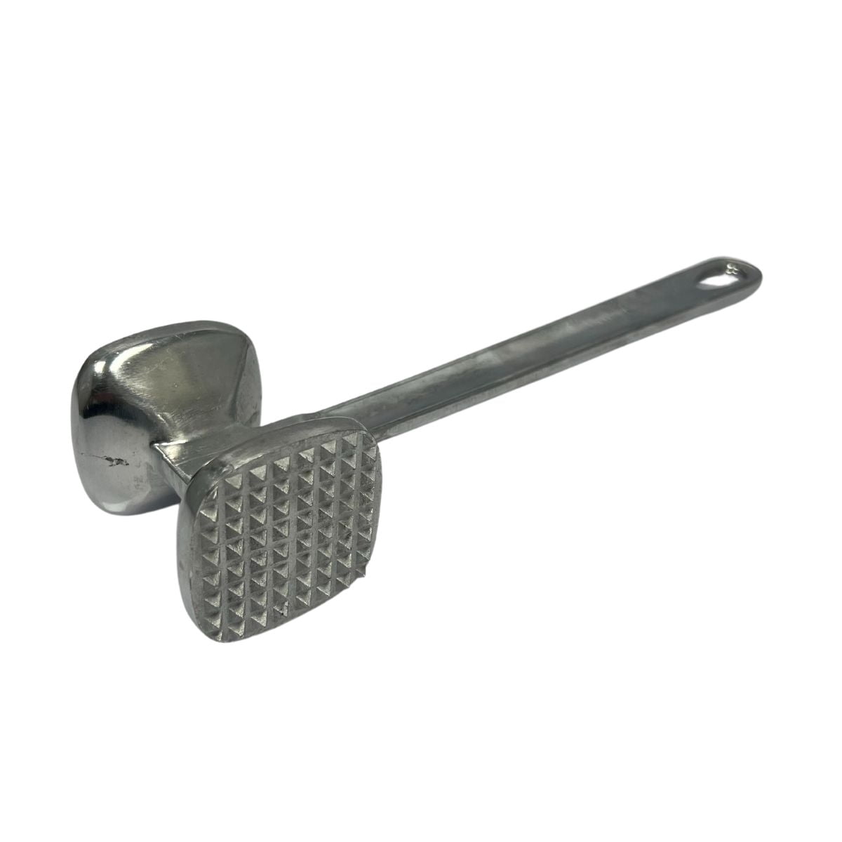 Imusa Cast Aluminum Meat Tenderizer with Durable Dual Sided Mallet