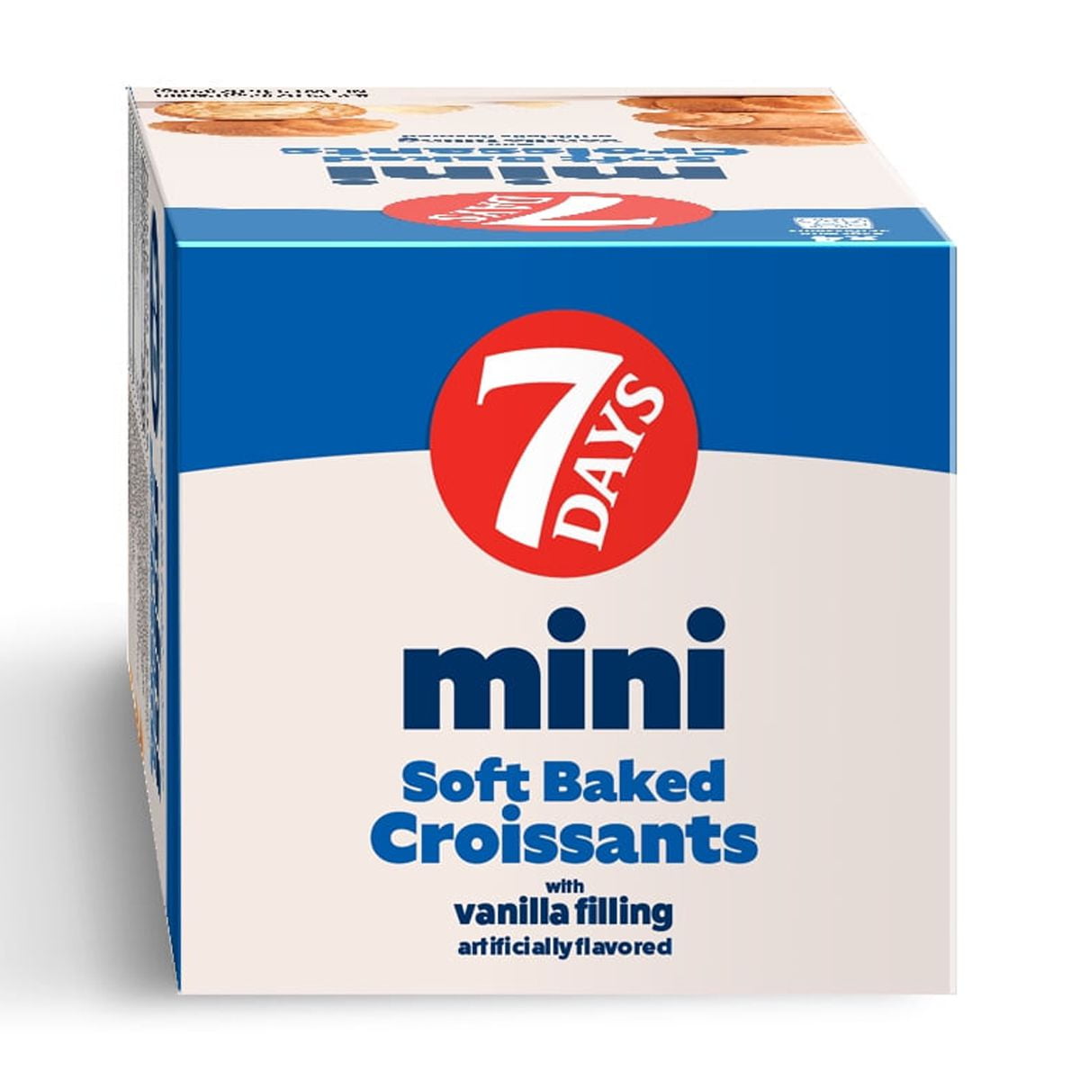 7Days Mini Croissants, Vanilla, Breakfast On the Go, Non-GMO (Pack of 4)