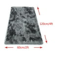 thumbnail image 2 of Super Soft Fluffy Solid Plush Shag Rug Shaggy Area Rugs or Runner Bedroom Living Room Rectangle Anti-skid Carpet Washable Floor Mat, 2 of 6