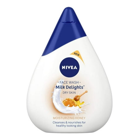 NIVEA Face Wash, Milk Delights Moisturizing Honey(Dry Skin), (Best Moisturizing Face Wash In India)