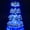 Blue, variant on YestBuy Cupcake Stand with Yellow Led Lights, 4 Tier Cupcake Stand for 50 Cupcakes, Acrylic Cupcake Tower Stand, Clear Tiered Cupcake Holder for Birthday Cady Bar Décor Weddings, Parties Events