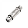 thumbnail image 3 of Paquete de 4 Conectores XLR Hembra A Hembra, Conector XLR Hembra de 3 Pines A Conector XLR Hembra de 3 Pines para Micrófono, Estéreo, Mezclador, 3 of 5