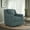 Blue, variant on Weston Home Dovelle Classic Nailhead Swivel Chair with Sloped Arms, Blue