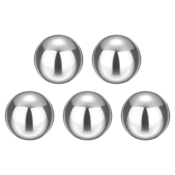 5 Pack Precision Balls 1-1/16" Diameter G100 Solid Chrome Steel Bearing Balls for Ball Bearing, Machinery, Automotive, and DIY