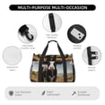 thumbnail image 4 of Easygdp Cute Prairie Cow Bolsa de Gimnasio, Bolsa de Viaje Duffel, Bolsa de Fin de Semana con Compartimentos, Bolsa de Mano para Noche, 4 of 7