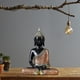thumbnail image 5 of Estatua de Buda de Resina, Adornos Modelo de Buda Estatuilla Colección sanía de Budismo Oriental para Decoración de , Postura negra sentada C Soledad Estatua de Buda de resina, 5 of 8