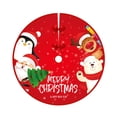 thumbnail image 1 of Cubierta de base para falda de árbol de Navidad de 90 cm, decoración navideña, falda para árbol de Navidad Estilo A, 1 of 9