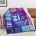 thumbnail image 7 of Yibo Sweet 16 Gifts for Girls 16 Year Old Girl Gifts for Birthday 16th Birthday Gifts Blanket for Girls Daughter Sister Sweet Sixteen Gift Ideas for Girl 16th Birthday Decorations Blanket, 7 of 7