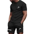 thumbnail image 2 of 2024 Ropa deportiva de tenis transpirable para hombre, ropa deportiva de verano para exteriores, ropa de entrenamiento de bádminton, camiseta suelta para correr, traje de manga corta, 2 of 4