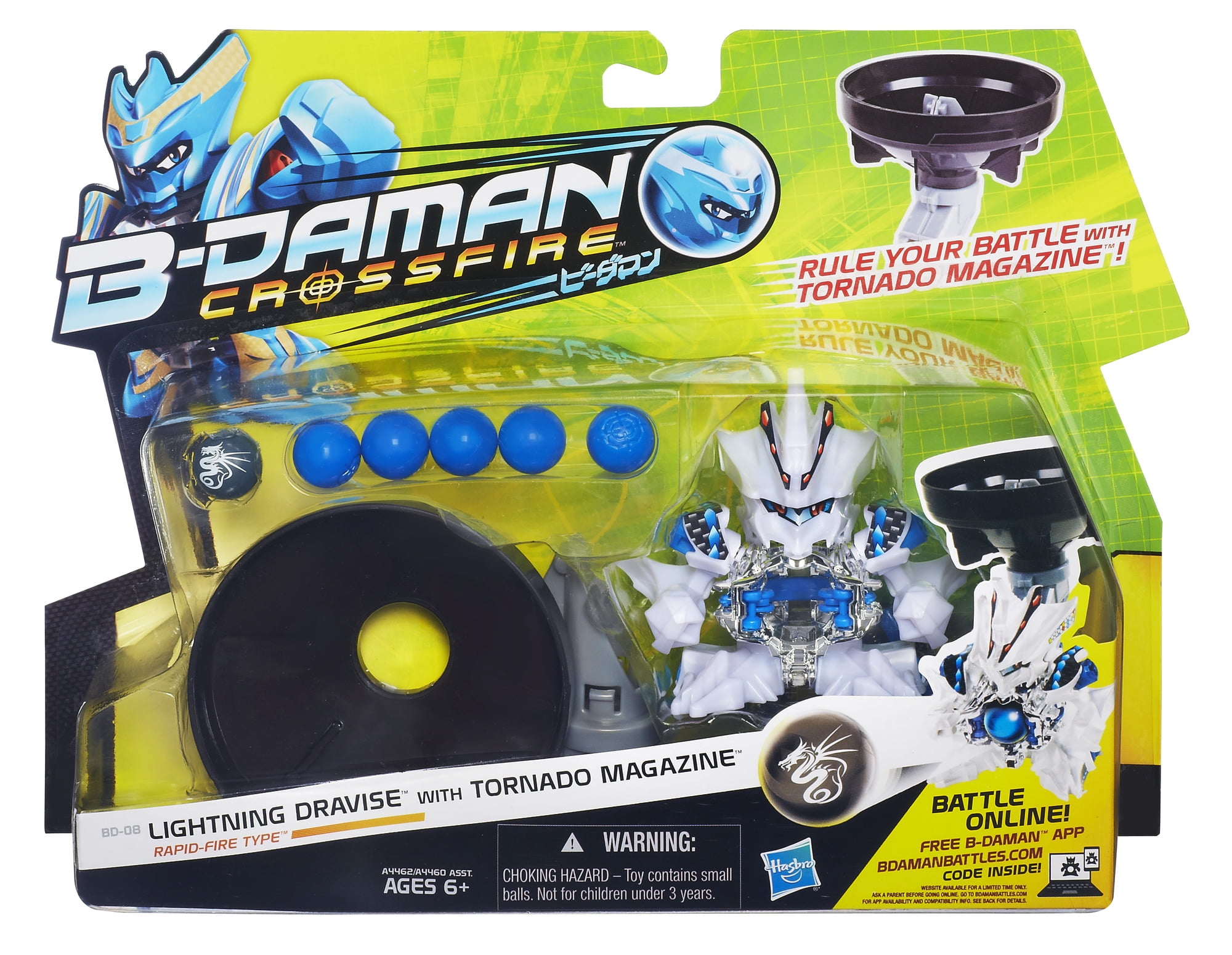 B-Daman Crossfire BD-08 Lightning Dravise Figure With Tornado