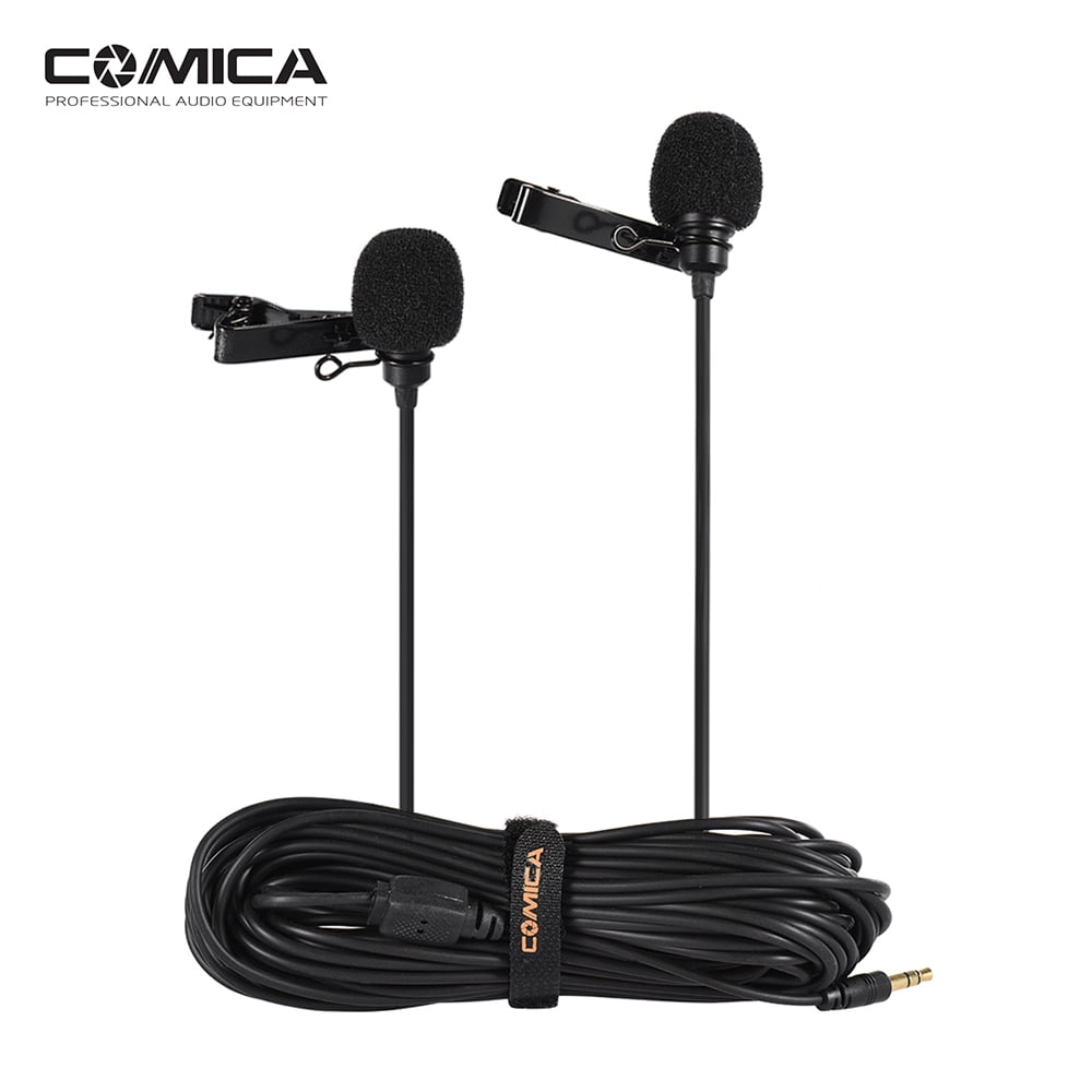 Comica CVM-D02 dual microphone Cravate L : 2,5m