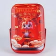 thumbnail image 2 of Packing Decorative Container Storage Small Metal Candy Container Cookie With Lids Storage Storage Bowls Chip Organizer Storage with Lids Food Pantry Storage Glass Containers with Lids for Food Flour, 2 of 4