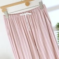 thumbnail image 5 of Tnhcen Women's Modal Pajama Pants Striped Lounge Pants with Pockets Drawstring Waist Sleepwear Comfortable Home Wear Soft Outdoor Loungewear M-2XL, 5 of 6