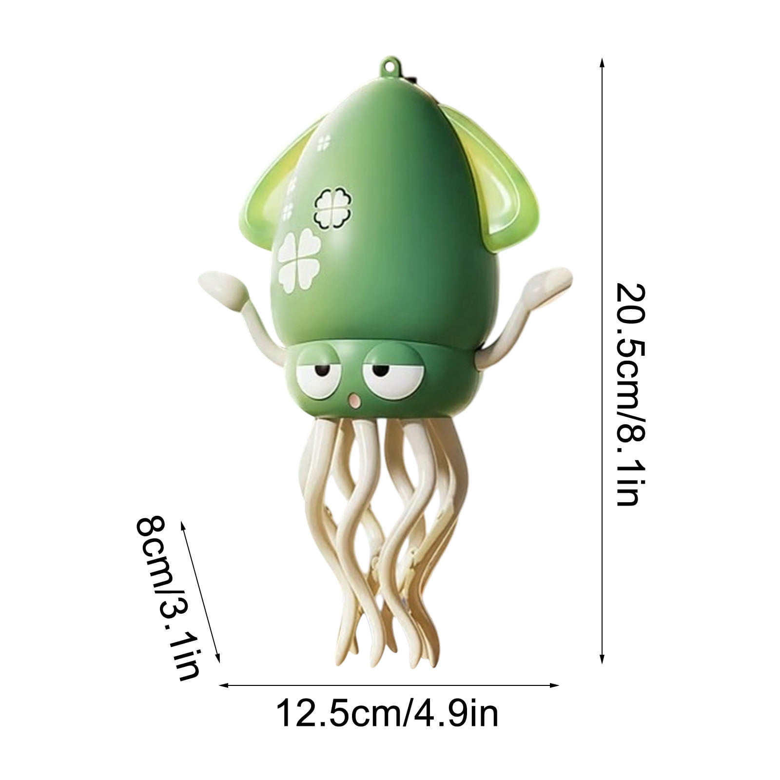Jouet Robot Pieuvre Dansante Électrique – USB Rechargeable, LED, Musique, Évitement D'Obstacles, ABS 12,5×20,5 Cm, Dès 1 An