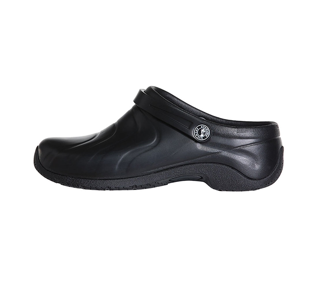 Cherokee Anywear Slip Resistant Zone Clog with Strap in Black in Sizes 5 to 14 