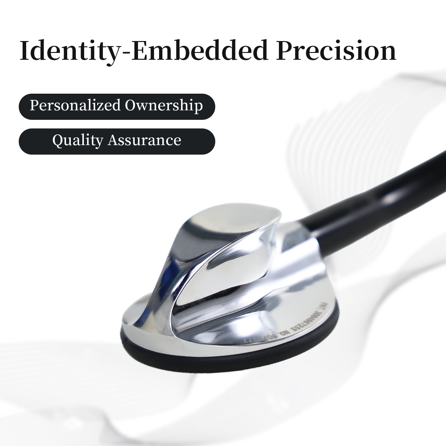 MaiWieel Professional Master Stethoscope Single Head Stethoscopes For Nurse,Doctor,Home Medical,Silver Chestpiece