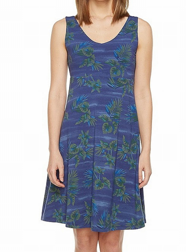 Fresh Produce Clothes Women's Dress Green Large Shift Printed L